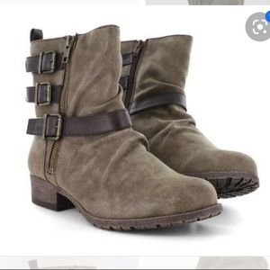 Jellypop Brown distressed Marian Boot